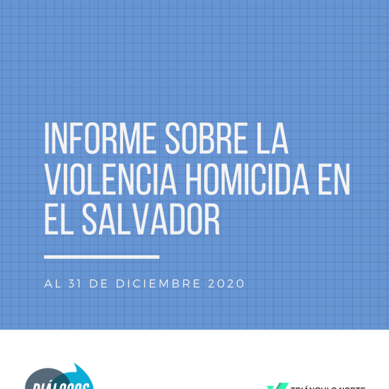 Informe sobre la violencia homicida en El Salvador (al 31 de diciembre)