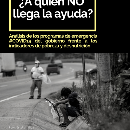 ¿A quién NO llega la ayuda? Análisis de los programas de emergencia #COVID19 frente a los indicadores de pobreza y desnutrición