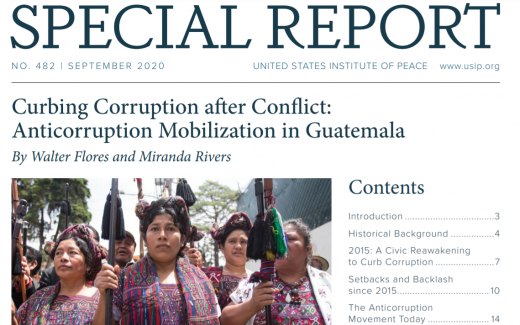 Presentan estudio sobre los movimientos anticorrupción en Guatemala