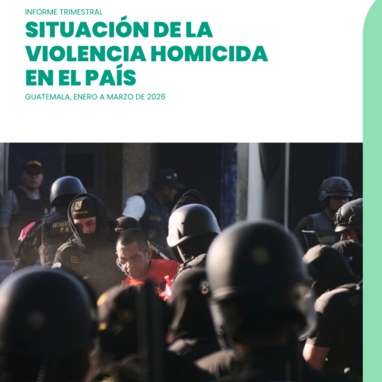 Balance de la violencia homicida en Guatemala 2026.
