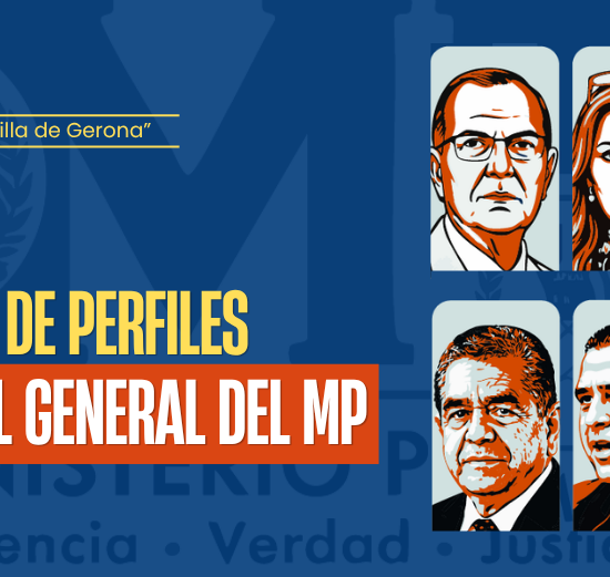 Evaluación de perfiles para Fiscal General del MP