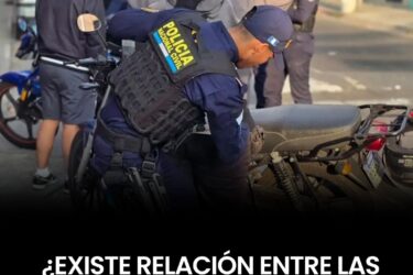 ¿Existe relación entre las acciones policiales y el número de homicidios?