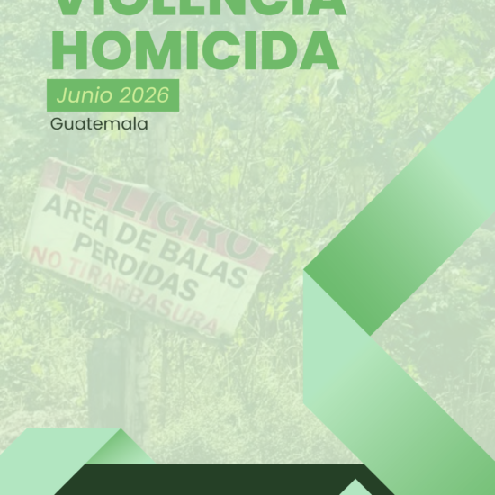 Informe sobre violencia homicida en Guatemala (junio de 2026)