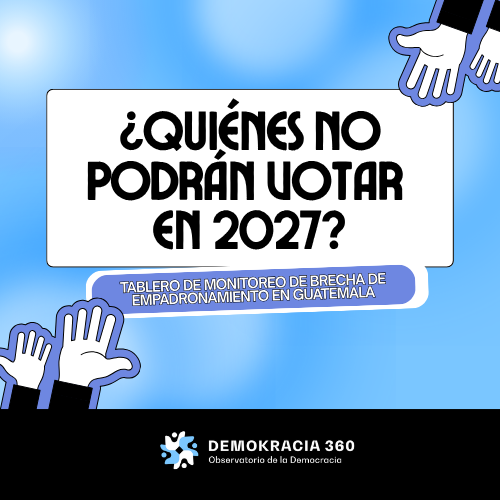Monitoreo de la brecha de empadronamiento en Guatemala